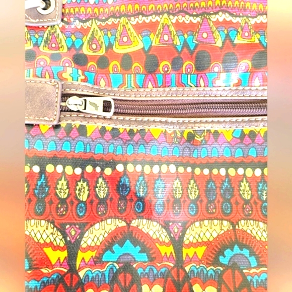 Sakroots Crossbody Boho Bag Adj Beautiful Clean ❤️ Multicolored Peace Hippie ☮️ - Picture 4 of 9